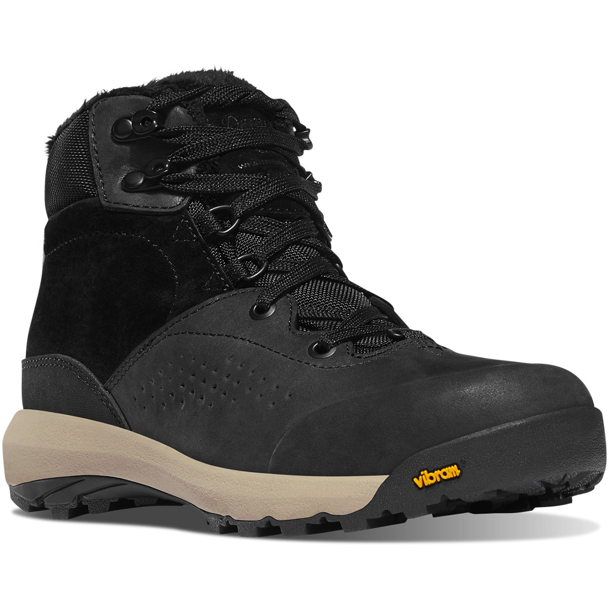 Danner Womens Inquire Mid Insulated Hiking Boots Black - SFN427139